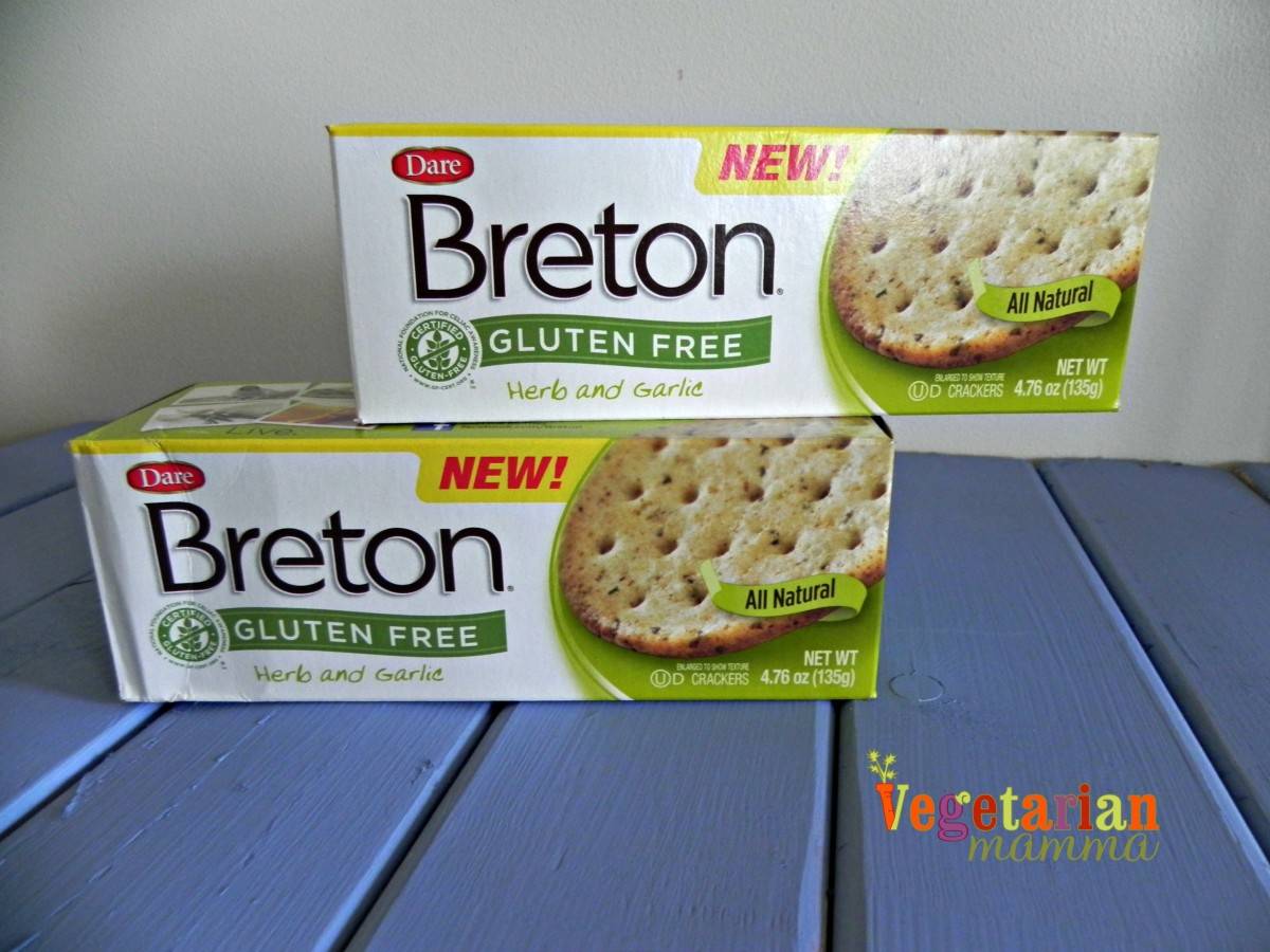 glutenfree review Breton gf Crackers Vegetarian Mamma