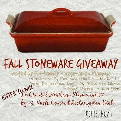 Fall Stoneware Giveaway Vegetarianmamma.com