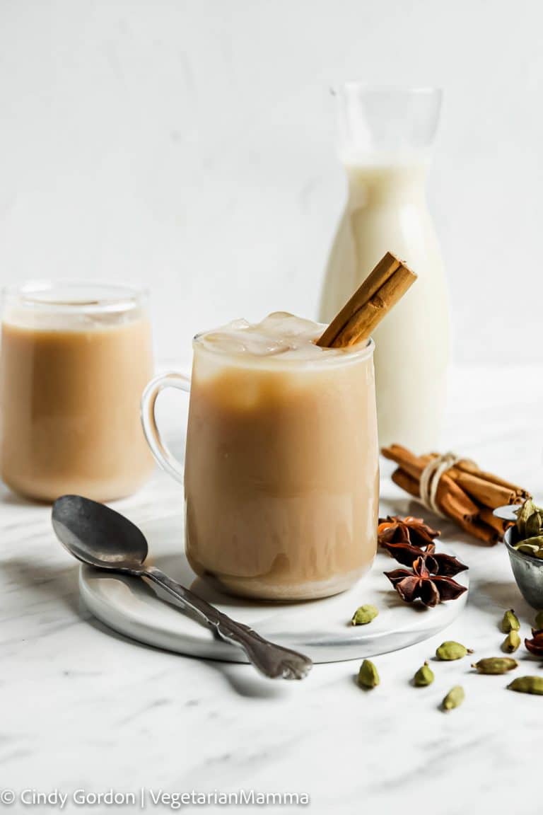 Iced Chai Tea Latte Vegetarian Mamma