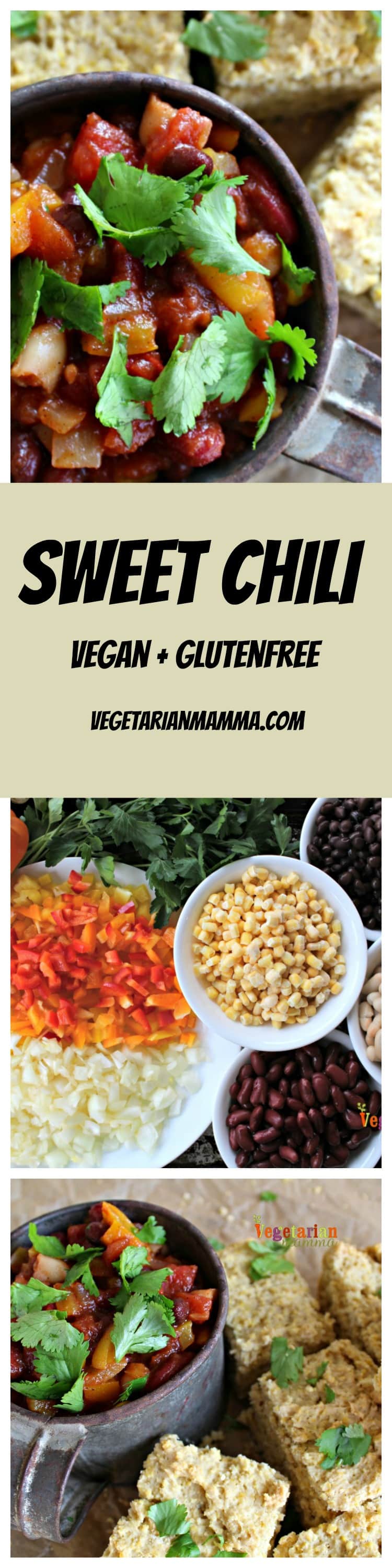 Vegetarian Chili - Sweet Gluten Free Chili