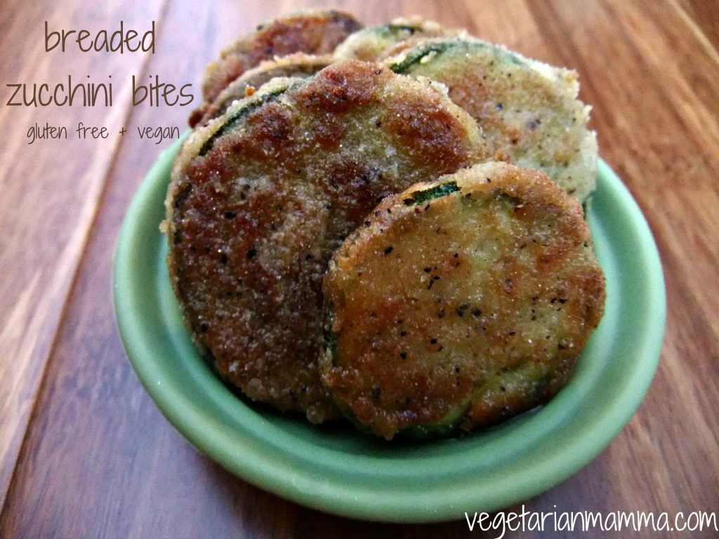 Pan Fried Breaded Zucchini (gluten free)