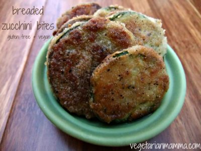Pan Fried Breaded Zucchini is a great snack to make with garden zucchini.