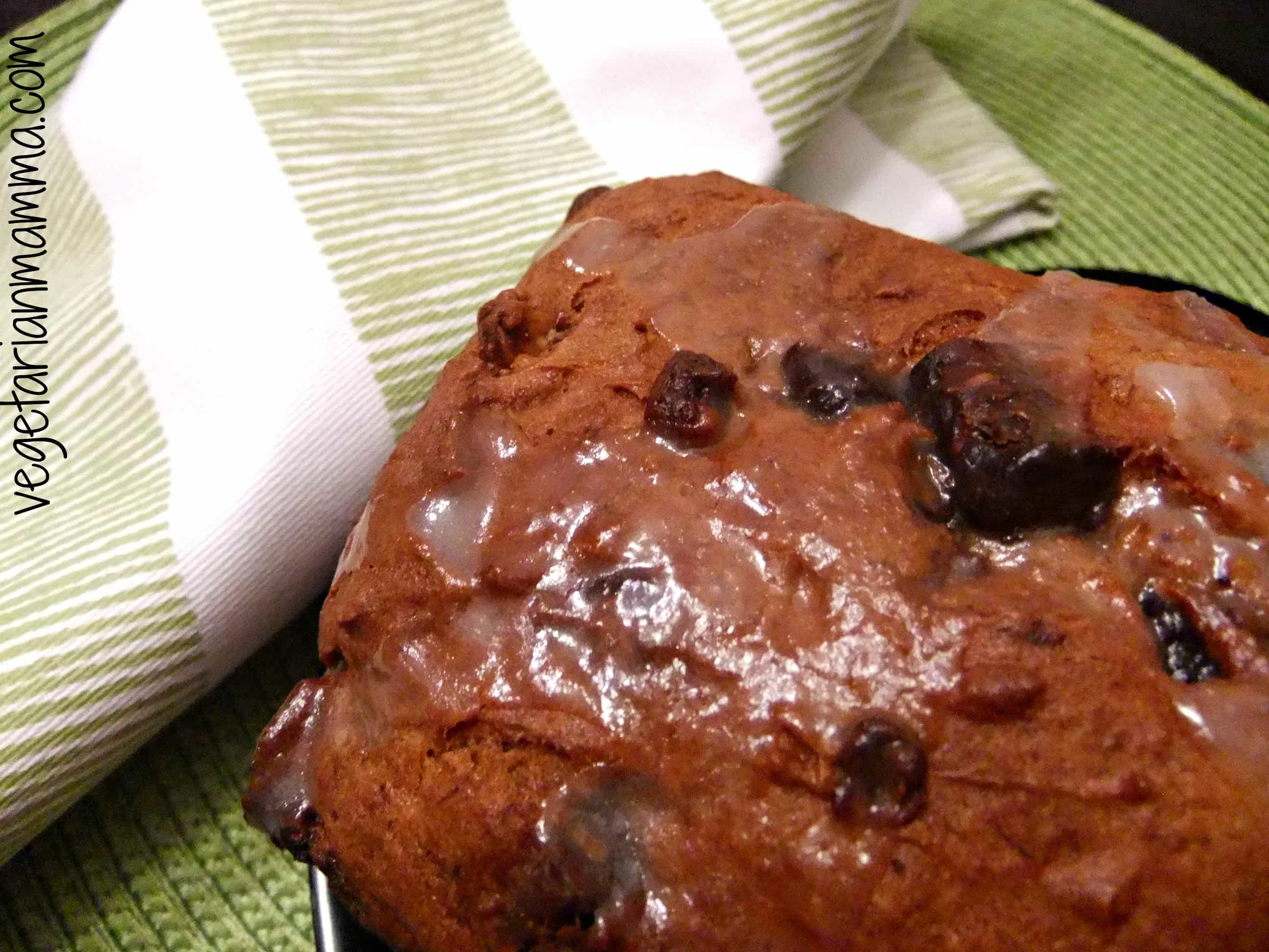 Chocolate Chip Banana Bread with Lime Glaze glutenfree