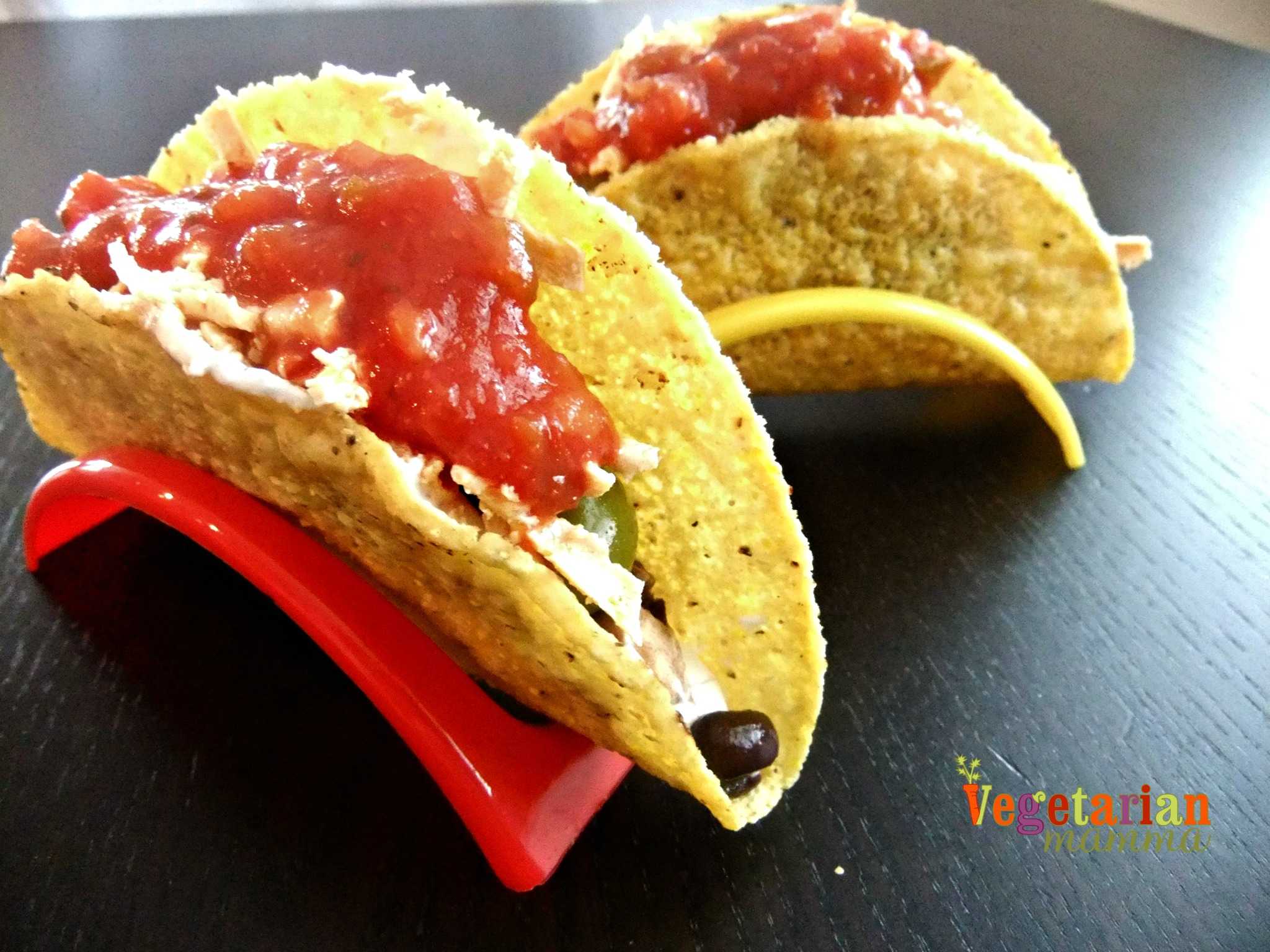 Black Bean Mushroom Tacos glutenfree vegan