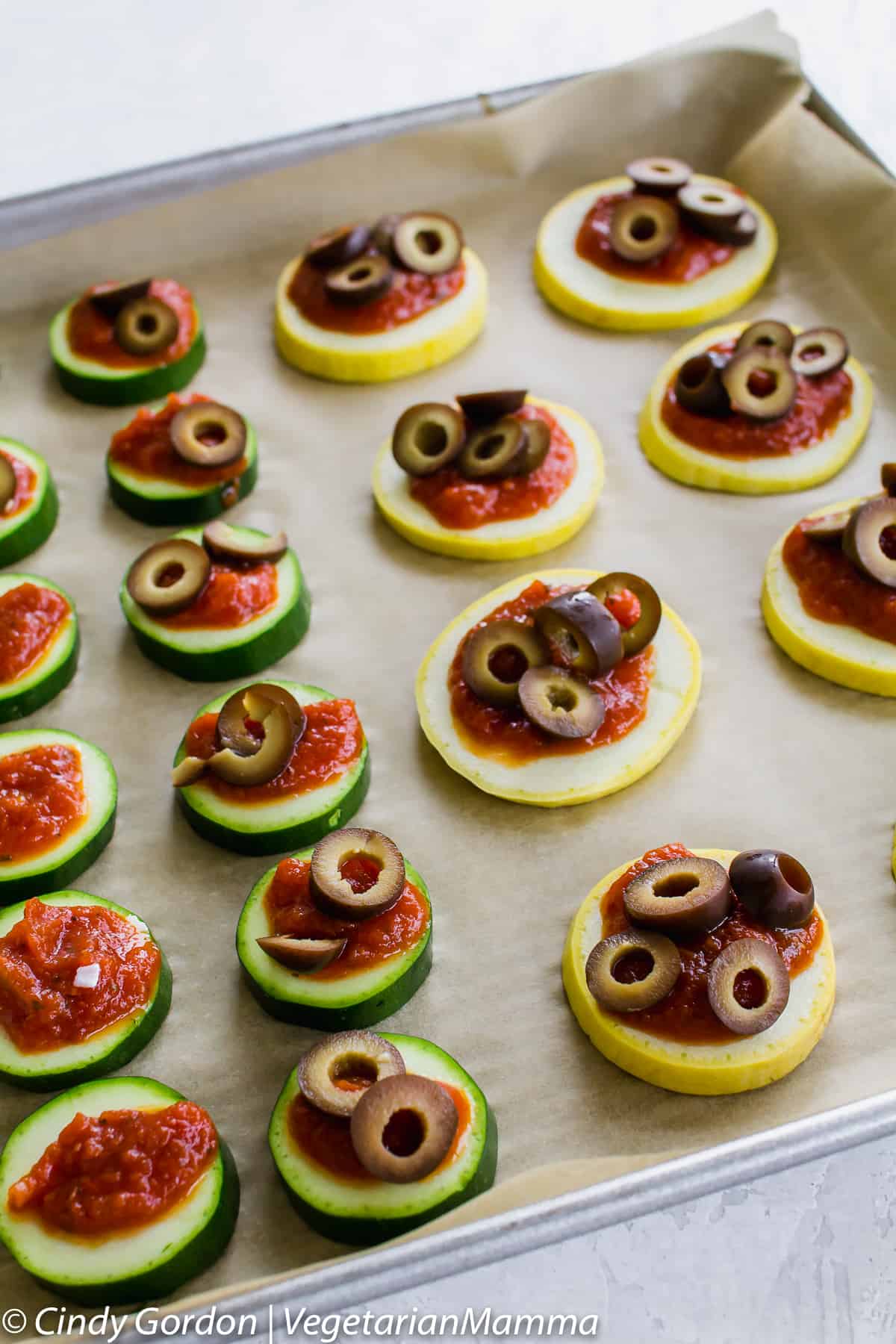 Mini Zucchini Pizzas