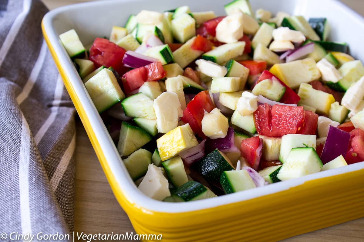 Zucchini Bake - How to make a casserole with zucchini and summer squash