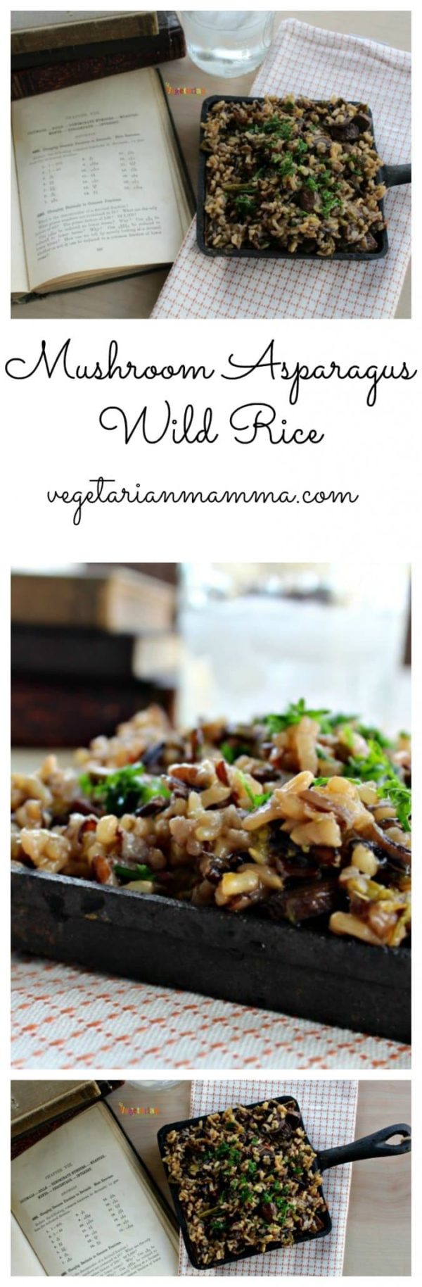 Mushroom Asparagus Wild Rice Vegetarian Mamma