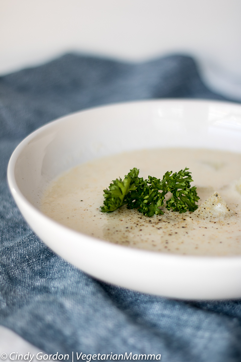 Rustic Potato soup is a vegetarian soup.