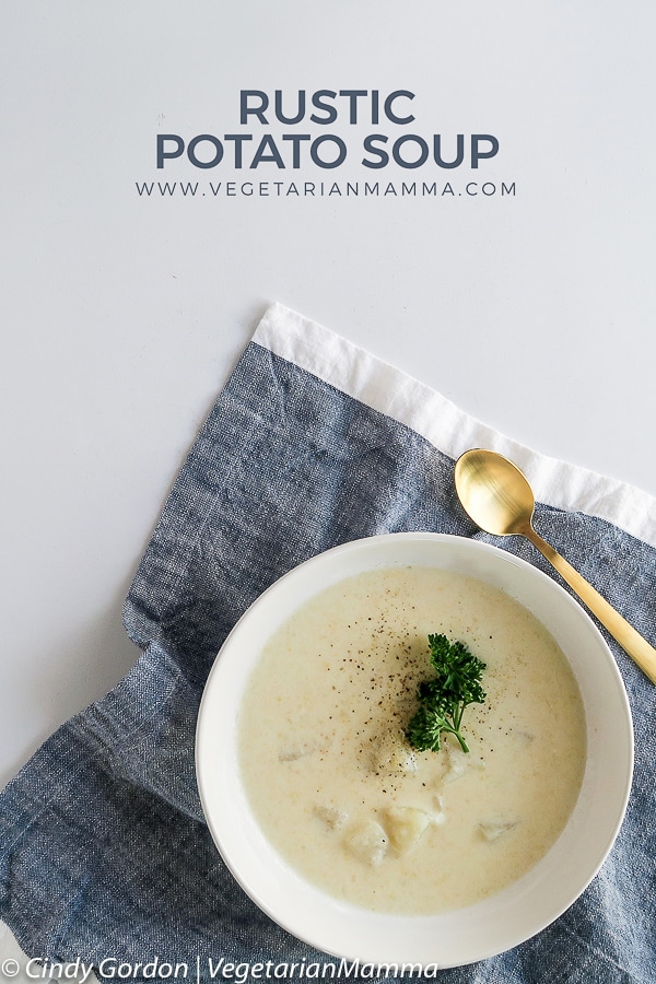 Rustic Potato Soup pin