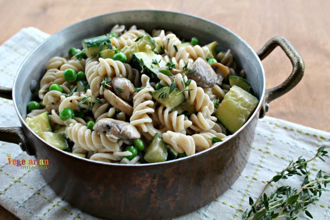 Zucchini Mushroom Pasta