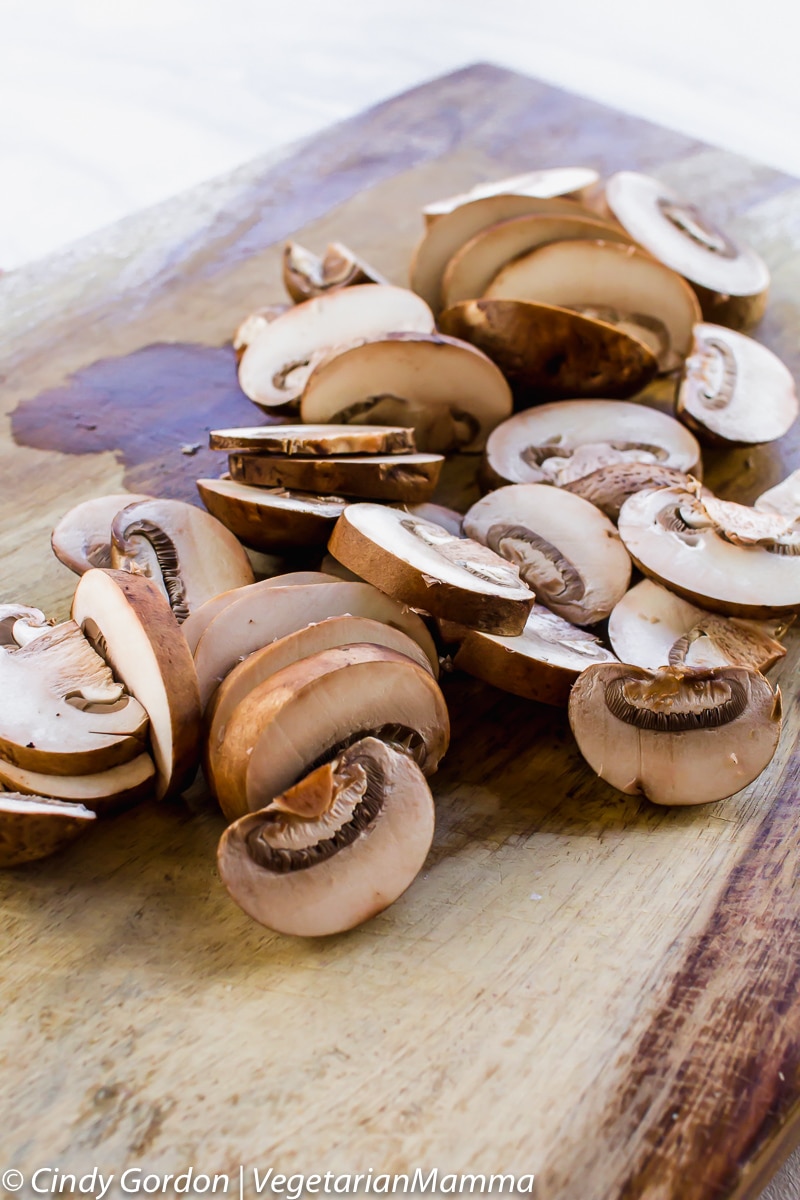 Balsamic Tofu and Mushrooms 