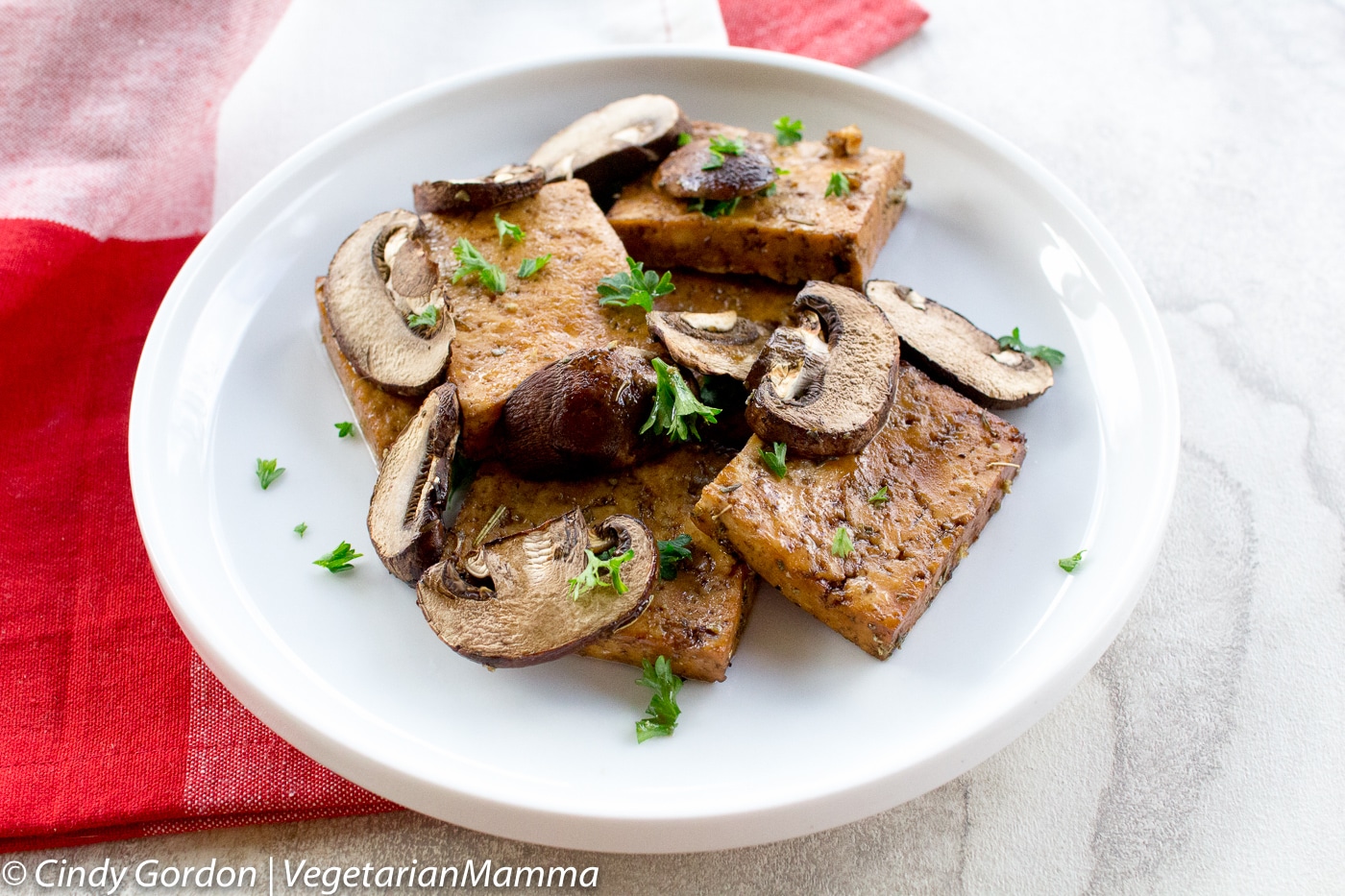 Balsamic Tofu and Mushrooms is a beautiful dish that brings a satisfying earthy flavor to your dinner table.  This is an easy weeknight meal.