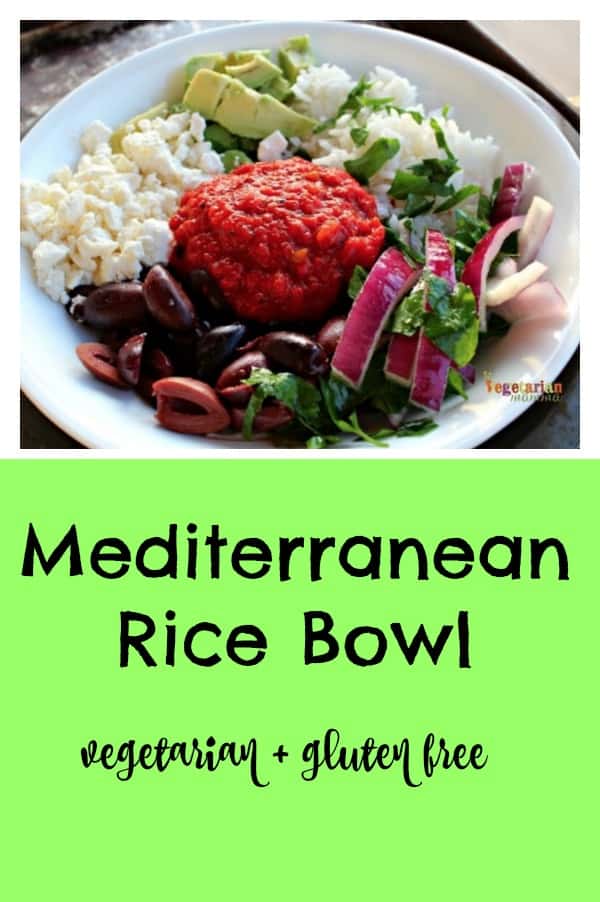 Mediterranean Rice Bowl pin