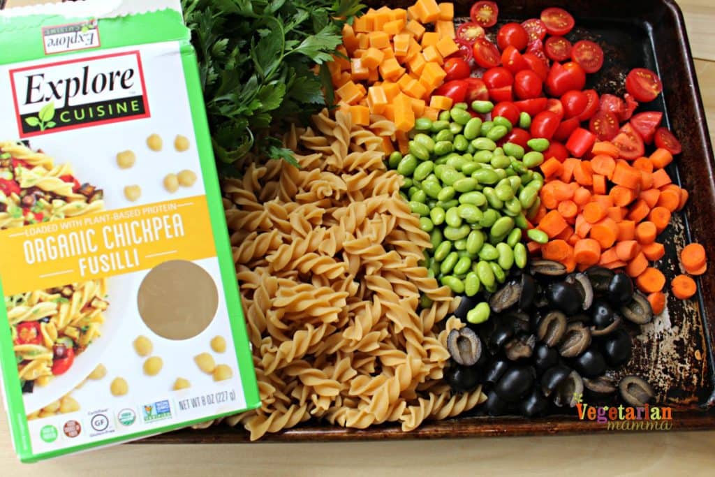 Family-Friendly Lunch Box Pasta Salad (Vegan, with a GF option)