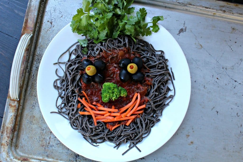 Spooky Halloween Pasta | Vegetarian Mamma