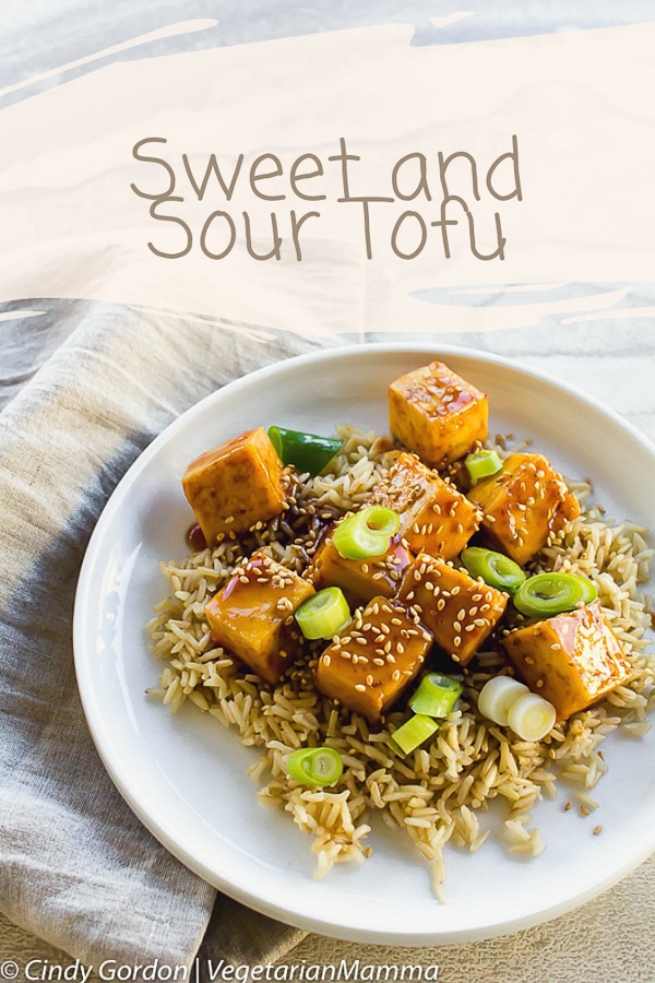 Sweet and Sour Tofu is a dish that will keep you coming back for more. The dish carries the perfect level of sweet and tart! #tofu #sweetandsour