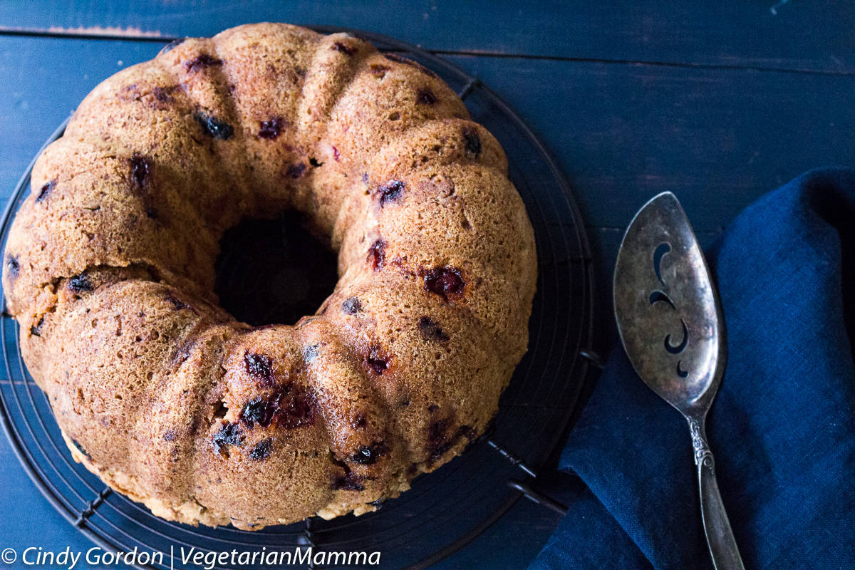 Gluten Free Cranberry Orange Cake 