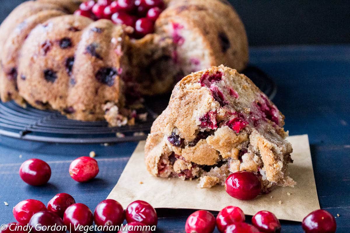 Gluten Free Cranberry Orange Cake 