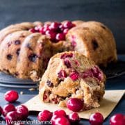 Gluten Free Cranberry Orange Cake