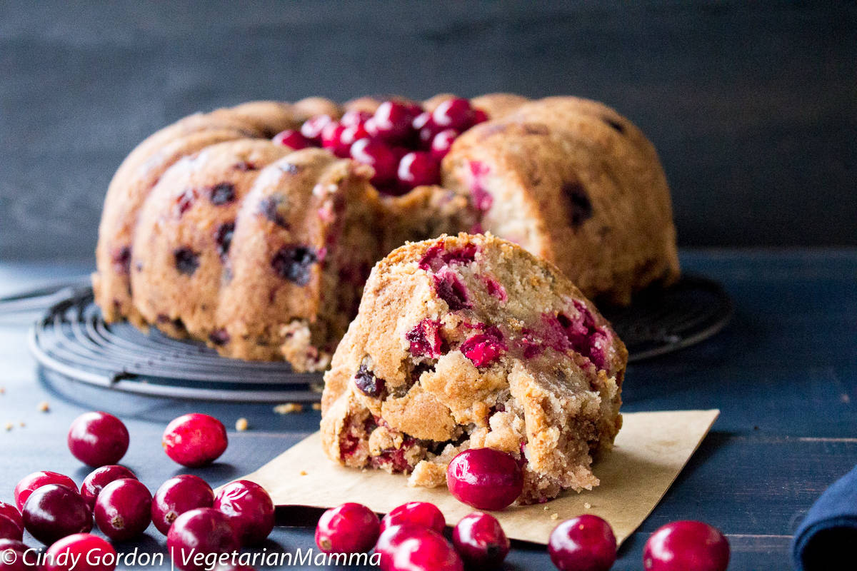 Gluten Free Cranberry Orange Cake 