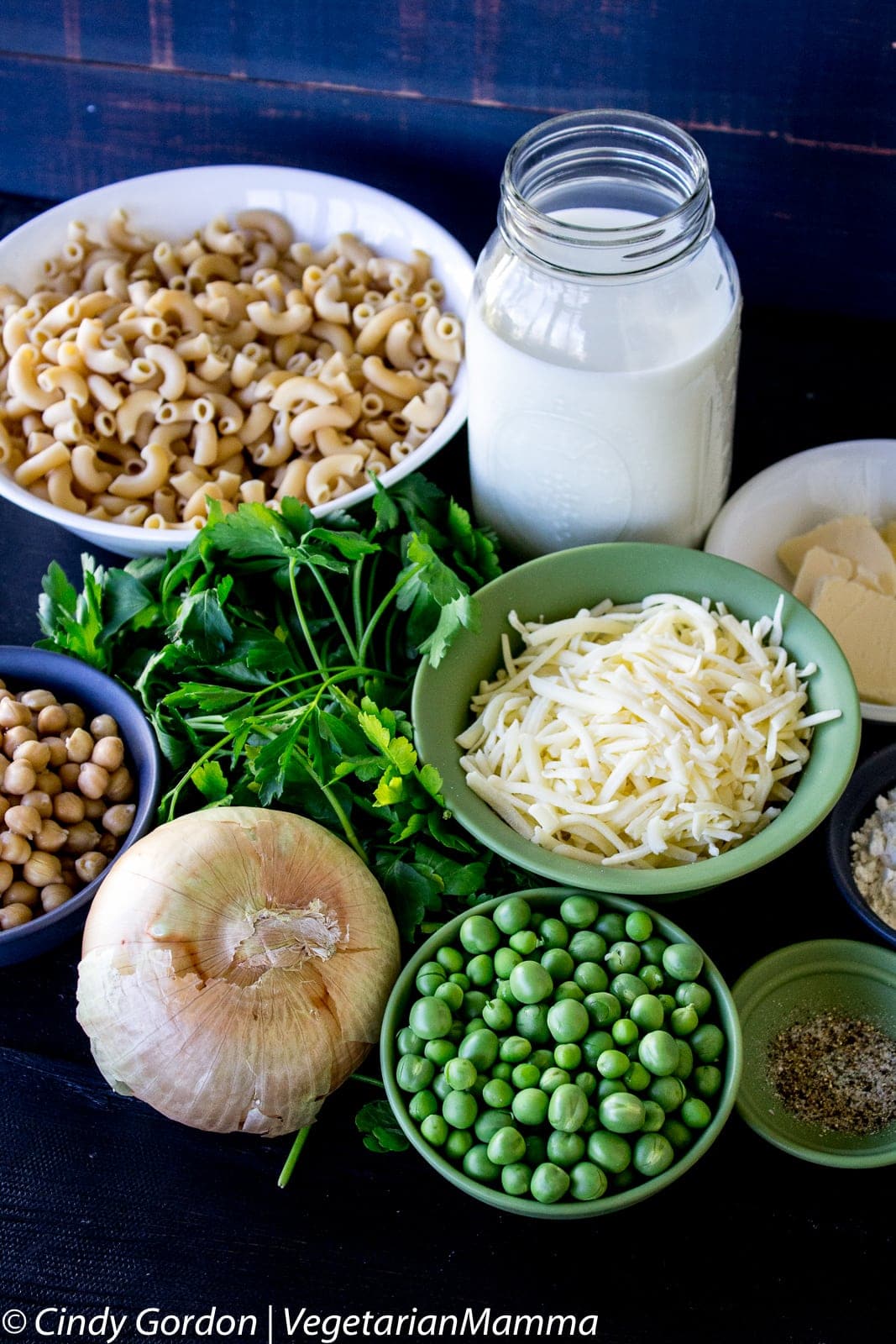 Ingredients of Vegetarian Mock Tuna Casserole