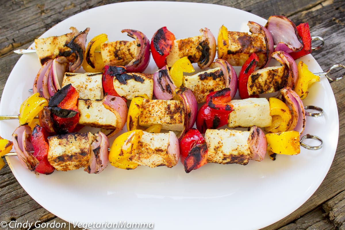 Fajita Tofu Kabobs – make your grilling exciting!