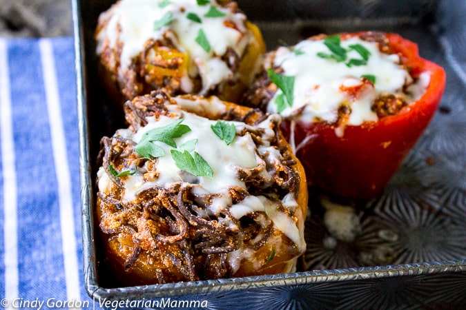 Instant Pot Stuffed Peppers - Vegetarian and Gluten Free
