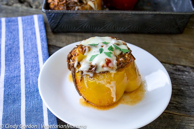 Instant Pot Stuffed Peppers - Vegetarian and Gluten Free