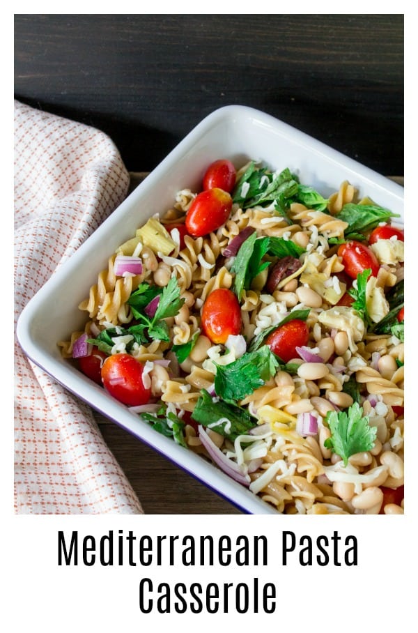 Mediterranean Pasta Casserole – Lots of flavor!