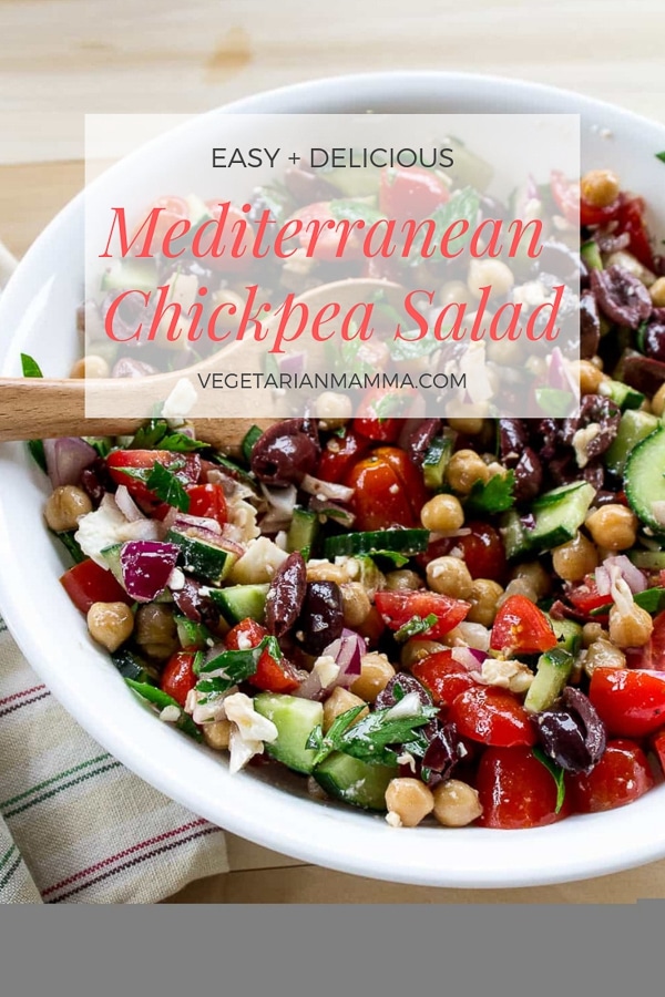 Mediterranean Chickpea Salad 