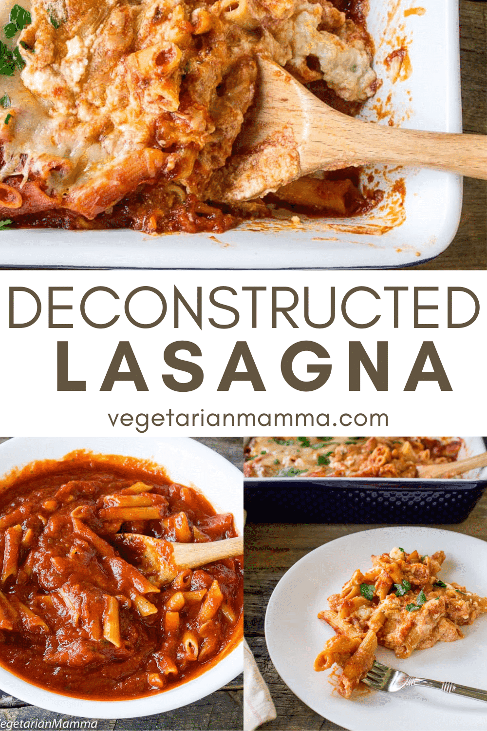 Deconstructed lasagna pinnable image with words