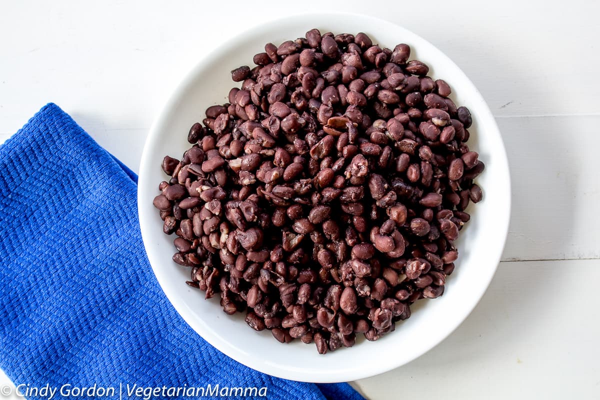 Bowl Of Instant Pot Black Beans