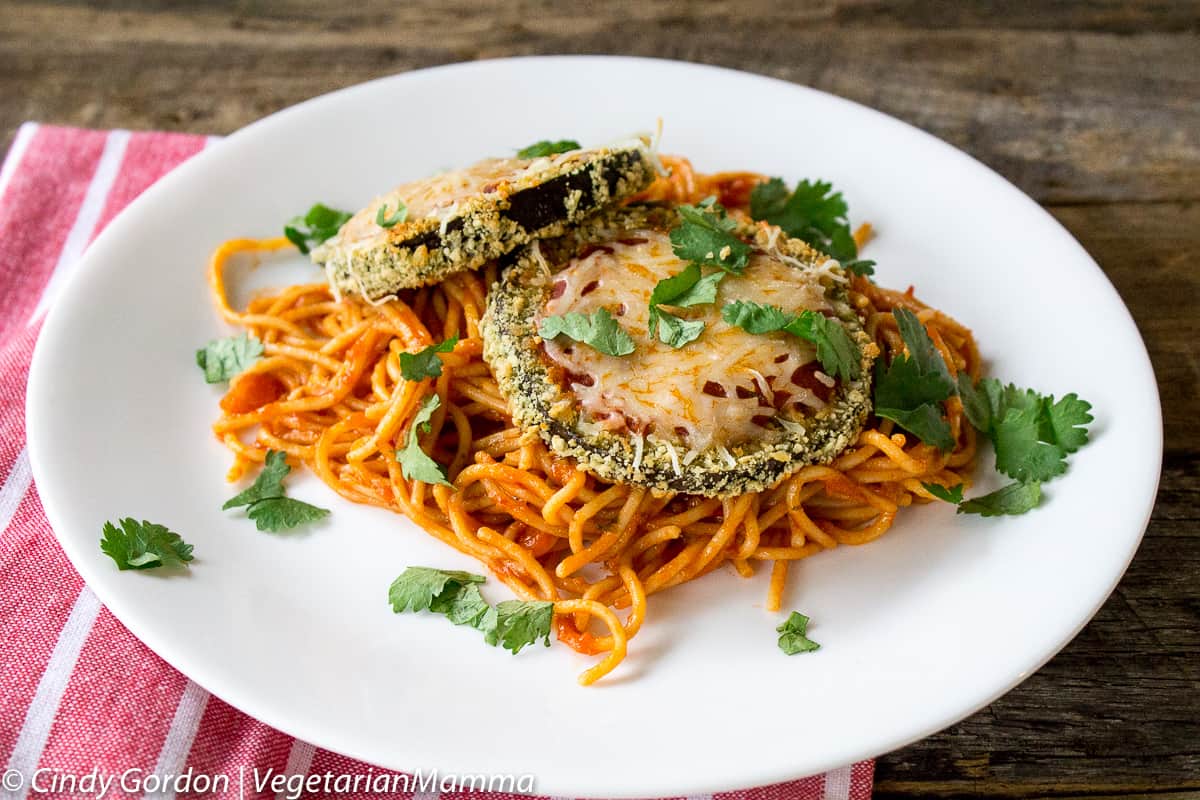 Gluten Free Eggplant Parmesan from VegetarianMamma