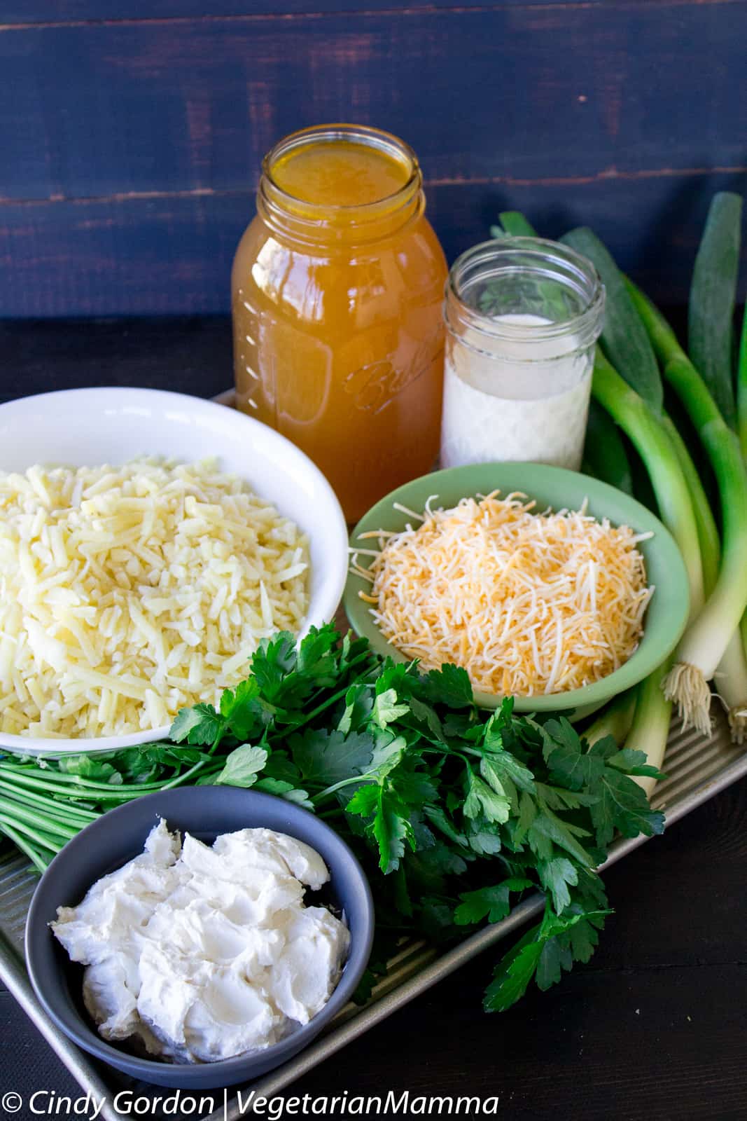 Slowcooker Hashbrown Soup ingredients