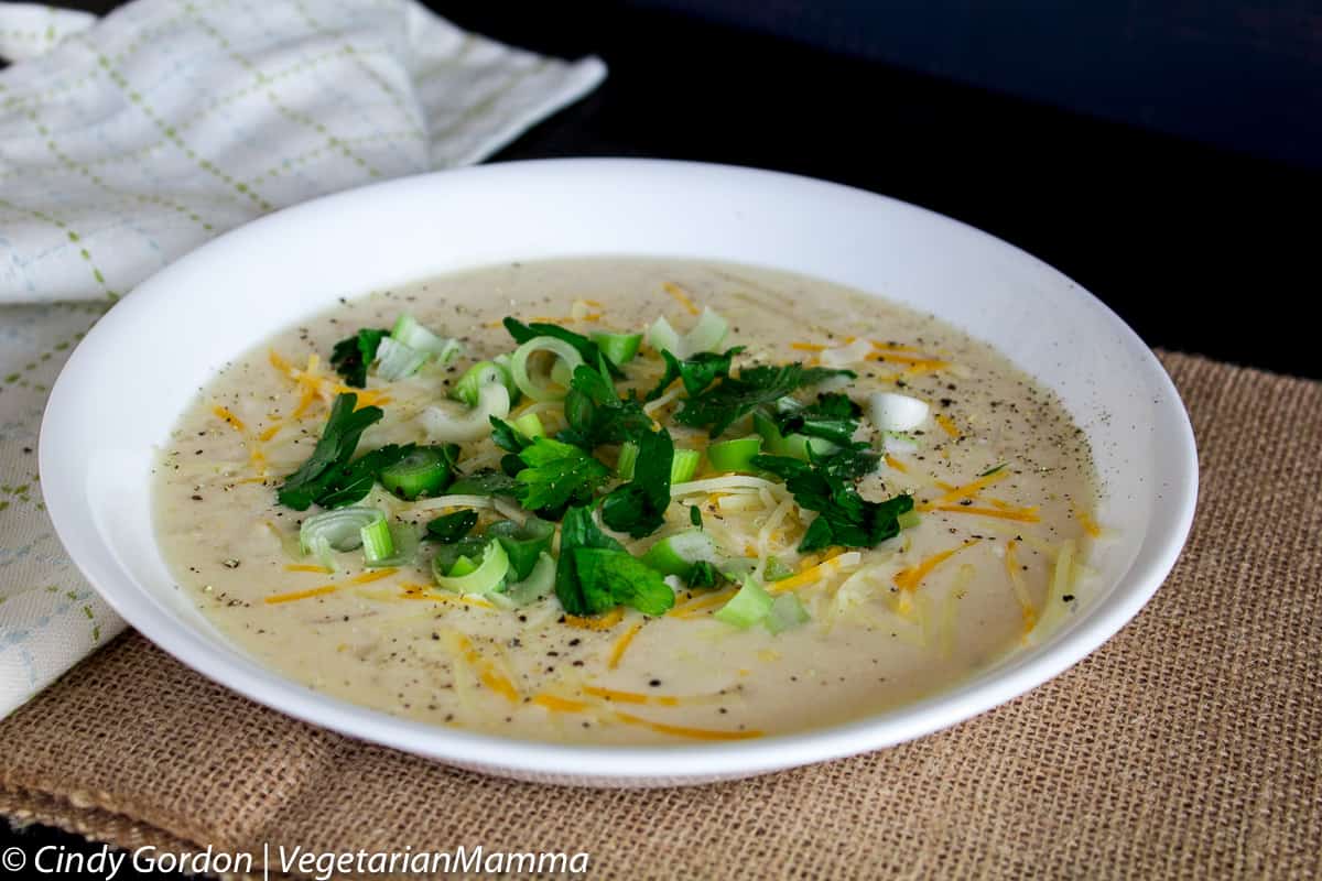 Slowcooker Hashbrown Soup is the ultimate comfort meal that cooks itself for you in a few short hours. Just dump and wait!