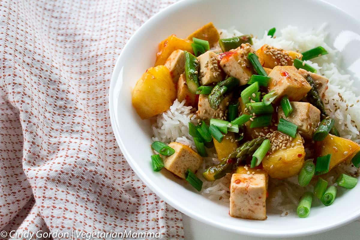 Sweet Thai Chili Tofu Bowl