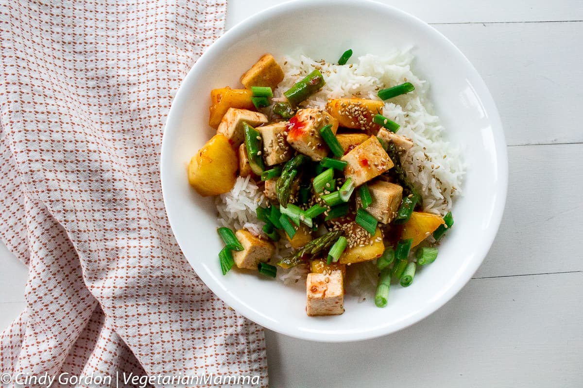 Sweet Thai Chili Tofu Bowl