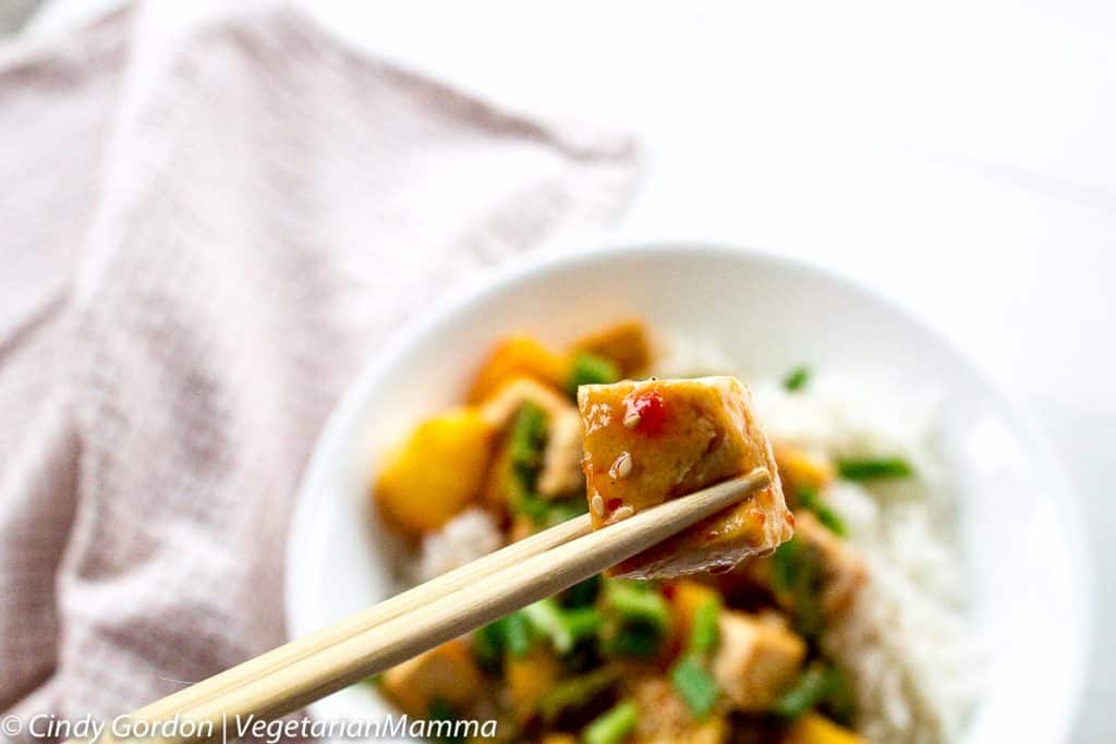 Sweet Thai Chili Tofu Bowls