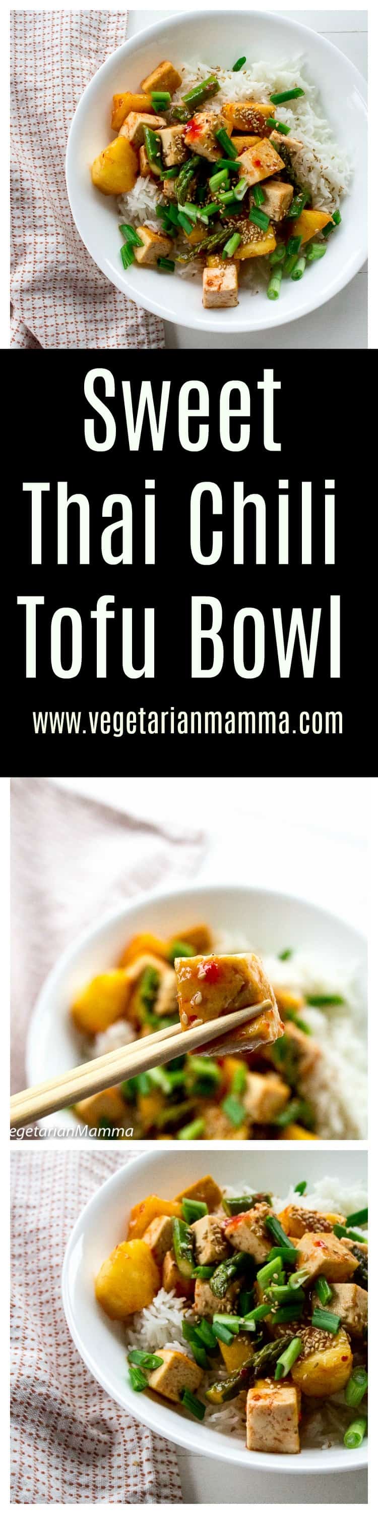 Sweet Thai Chili Tofu Bowls