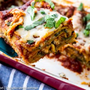 Spinach Mushroom Lasagna