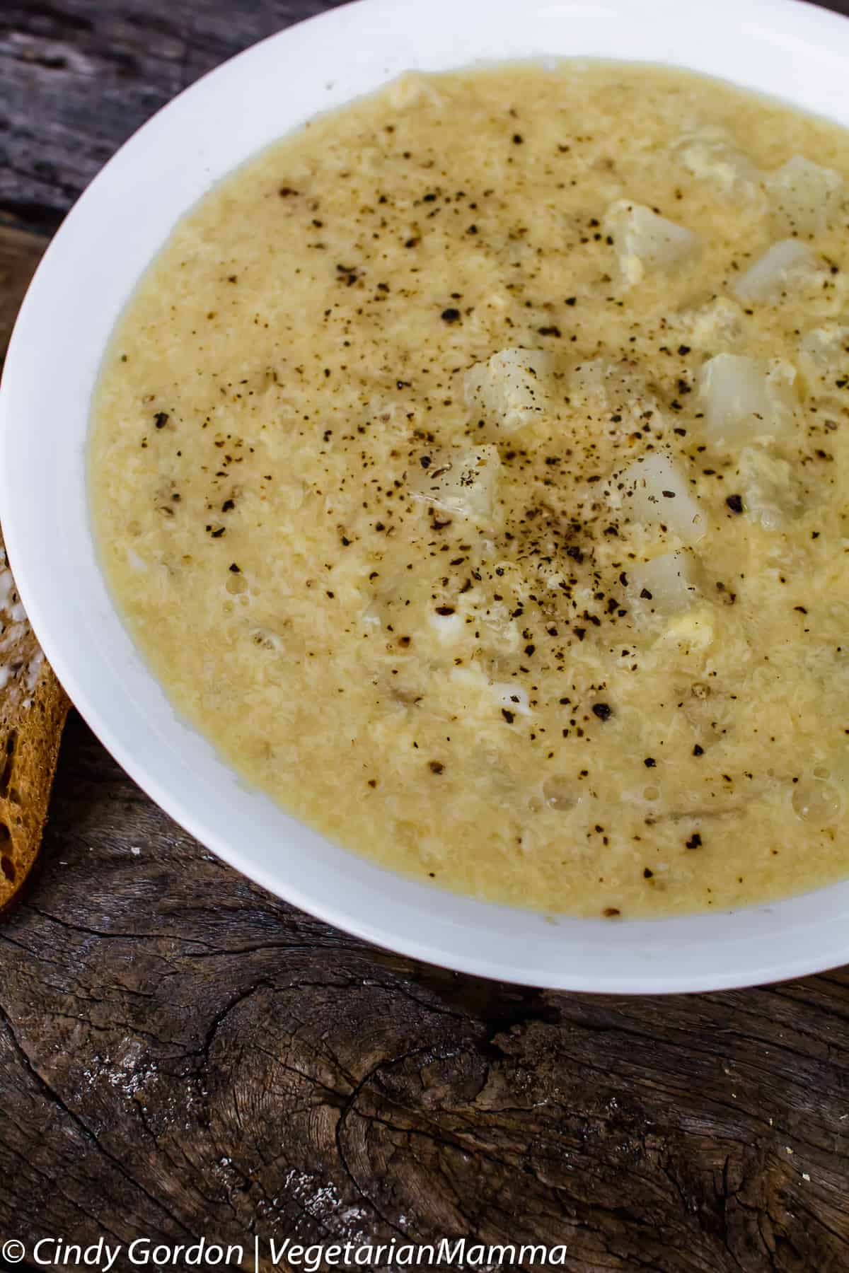 bowl of vegetarian soup