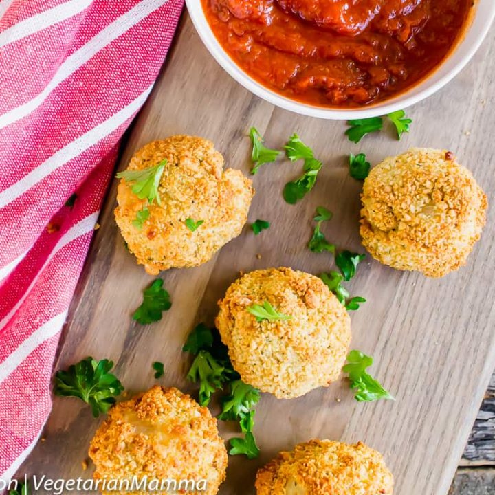 Air Fryer Risotto Balls (aka Arancini balls)