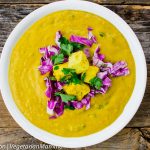 This healthy coconut curry soup is vegetarian, gluten-free and full of flavor!