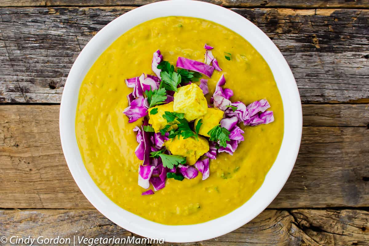 Vegetarian Coconut Curry Soup