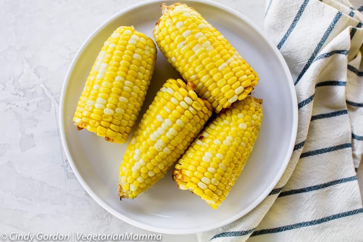 AirFryer Corn on the Cob made in minutes!