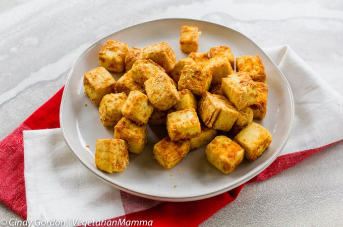 Crispy Air Fryer Tofu (fried in 15 minutes)