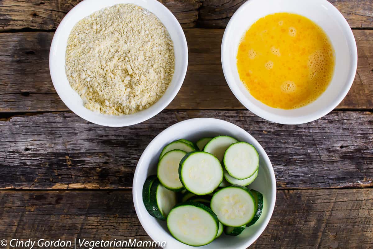 Make your gluten free pan fried zucchini with a corn meal breading. Ingredients fried zucchini.