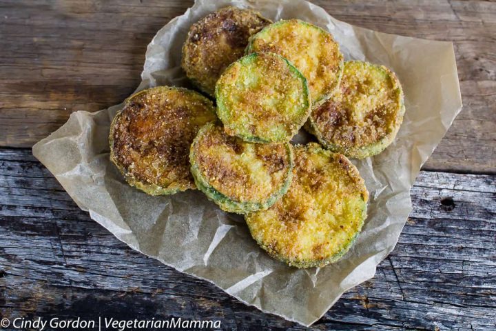 Crispy Pan Fried Zucchini - Gluten Free