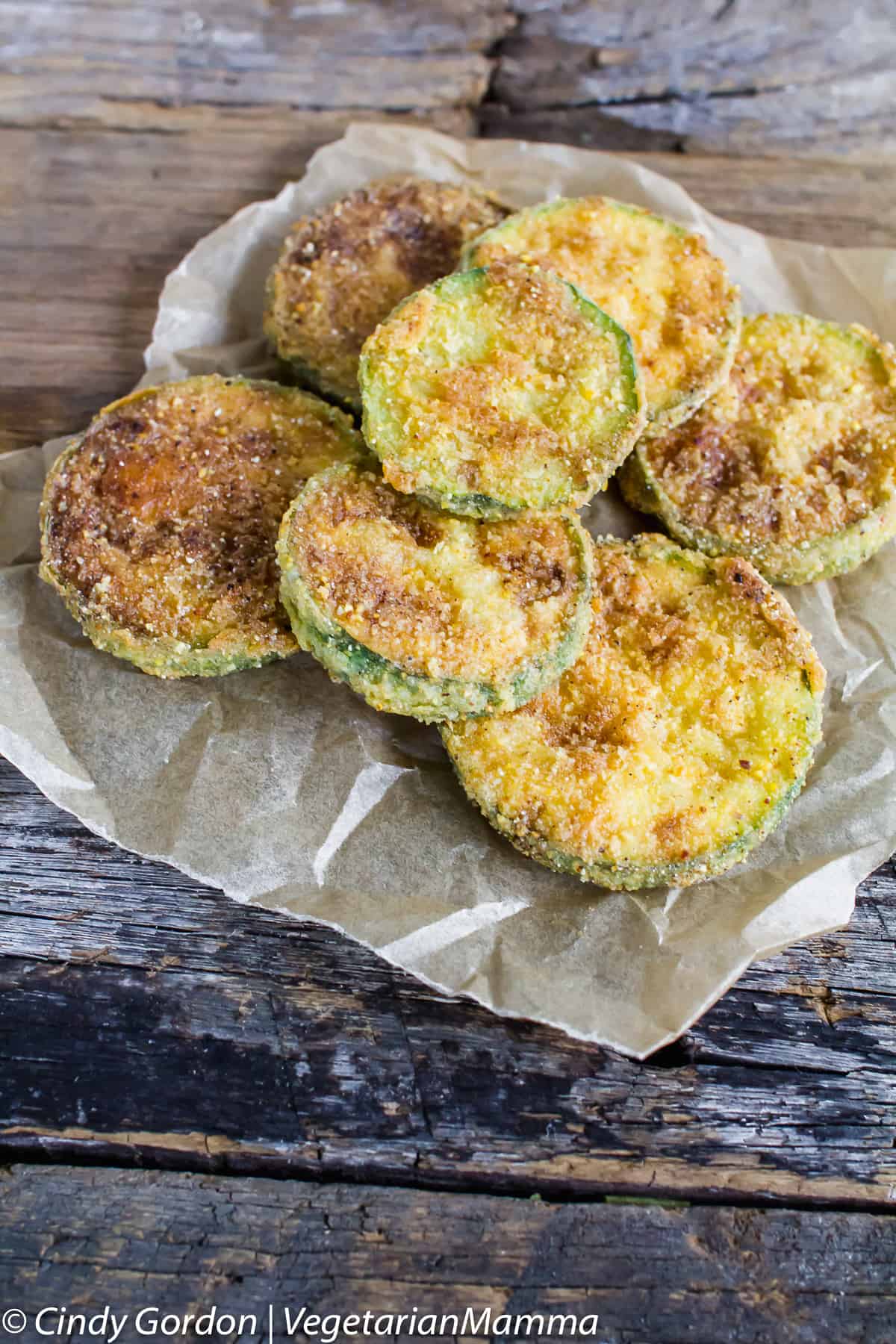 Crispy Pan Fried Zucchini - Gluten Free