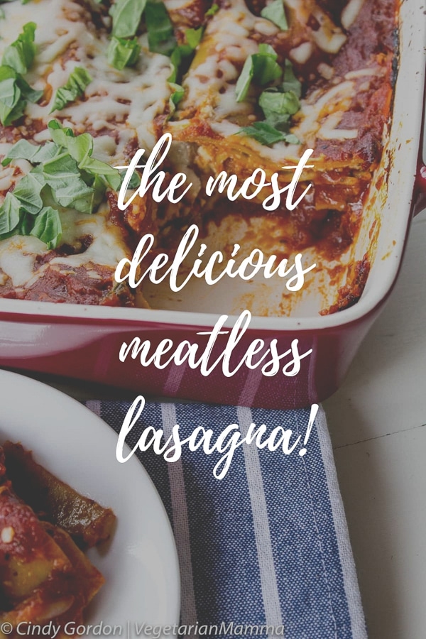 Spinach and Mushroom Lasagna - Veggie Lasagna 